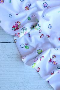 Tossed Candies On White | Wishwell: Glow Knits | Robert Kaufman