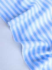 Load image into Gallery viewer, Periwinkle Thick Stripe | Limerick Linen Yarn Dyed | Robert Kaufman