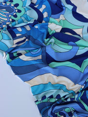 Load image into Gallery viewer, Large Retro Floral (Blues) ITY