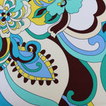 Load image into Gallery viewer, Large Retro Floral (Mint/Yellow) ITY
