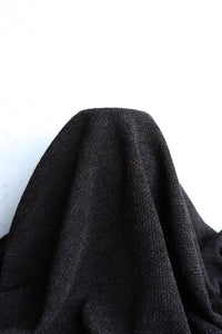 Black Ayr Tweed Sweater Knit