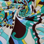 Load image into Gallery viewer, Large Retro Floral (Mint/Yellow) ITY
