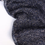 Load image into Gallery viewer, Navy Bristol Luxe Sweater Fleece | By The Half Yard
