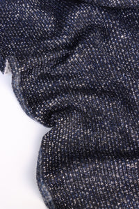 Navy Bristol Luxe Sweater Fleece | By The Half Yard