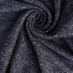Load image into Gallery viewer, Navy Bristol Luxe Sweater Fleece | By The Half Yard
