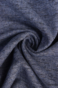 Denim Aspen Luxe Sweater Fleece | By The Half Yard