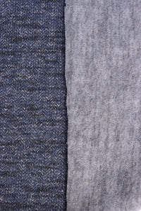 Denim Aspen Luxe Sweater Fleece | By The Half Yard