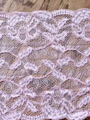 Load image into Gallery viewer, Blush Pink 9" Wide Stretch Lace