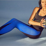 Load image into Gallery viewer, K-Deer Azure Blue Shiny Athletic Nylon/Spandex Tricot
