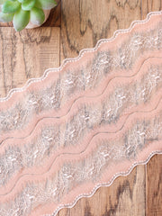 Load image into Gallery viewer, Peaches &amp; Cream 7.5&quot; Wide Stretch Lace
