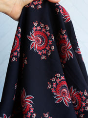 Load image into Gallery viewer, Independence on Navy Wool Dobby