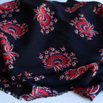 Load image into Gallery viewer, Independence on Navy Wool Dobby
