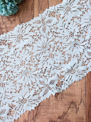 Load image into Gallery viewer, Ice Blue 7.5&quot; Wide Stretch Lace
