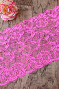 Pinklicious 9" Wide Stretch Lace