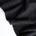 Load image into Gallery viewer, Black Cables Quilted Knit | By The Half Yard
