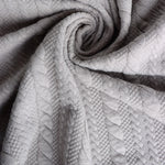 Load image into Gallery viewer, Gray Cables Quilted Knit | By The Half Yard

