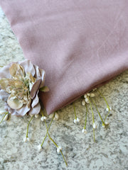 Load image into Gallery viewer, Mauve Washed Rayon Gauze