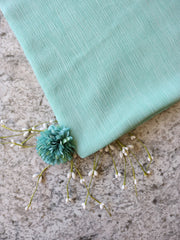 Load image into Gallery viewer, Mint Washed Rayon Gauze