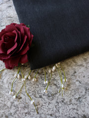 Load image into Gallery viewer, Black Washed Rayon Gauze