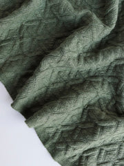 Load image into Gallery viewer, Backwoods Interwoven Squares Quilted Knit | By The Half Yard
