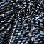 Load image into Gallery viewer, Black Broken Stripe Jacquard Knit
