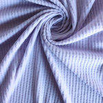 Load image into Gallery viewer, Light Lavender Brushed Waffle Sweater Knit

