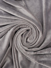 Load image into Gallery viewer, Grey Stretch Velour Corduroy