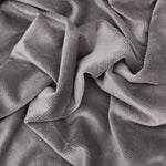 Load image into Gallery viewer, Grey Stretch Velour Corduroy
