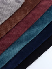 Load image into Gallery viewer, Grey Stretch Velour Corduroy