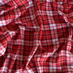 Load image into Gallery viewer, Red Mini Plaid French Terry
