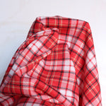 Load image into Gallery viewer, Red Mini Plaid French Terry
