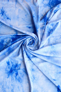 Blue Raspberry Tie Dye Baby French Terry