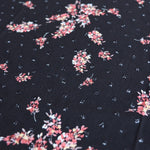 Load image into Gallery viewer, Aisling on Black Swiss Dot Rayon Crepon
