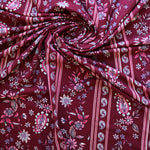 Load image into Gallery viewer, Empress on Burgundy Double Brushed Poly
