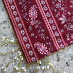 Load image into Gallery viewer, Empress on Burgundy Double Brushed Poly
