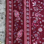 Load image into Gallery viewer, Empress on Burgundy Double Brushed Poly
