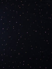 Load image into Gallery viewer, Tossed Hearts on Black Yummy 4x2 Rib Knit