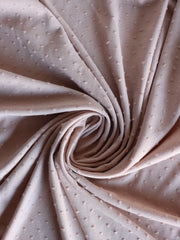 Load image into Gallery viewer, Light Taupe Swiss Dot Jersey