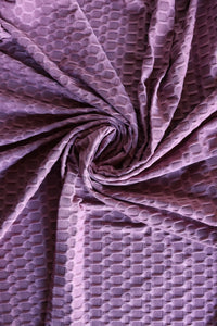 Dark Mauve Honeycomb Knit