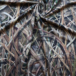 Load image into Gallery viewer, 1YD PRECUT; Shadowgrass Camo Athletic Fleece
