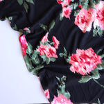 Load image into Gallery viewer, Haven on Black Double Brushed Poly
