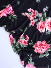 Load image into Gallery viewer, Haven on Black Double Brushed Poly
