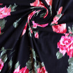 Load image into Gallery viewer, Haven on Black Double Brushed Poly
