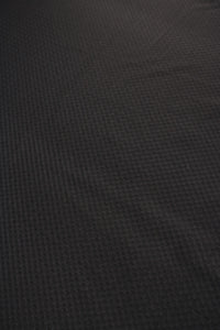 Black Crosshatch Nylon Spandex Tricot