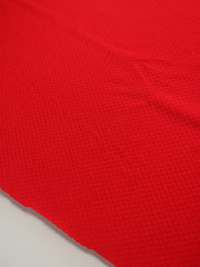Load image into Gallery viewer, Red Crosshatch Nylon Spandex Tricot