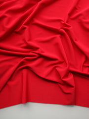 Load image into Gallery viewer, Red Ribbed Polyester Spandex Tricot
