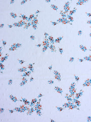 Load image into Gallery viewer, Aisling on Ivory Swiss Dot Rayon Crepon