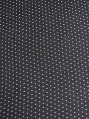 Load image into Gallery viewer, Flower Stamp on Black Double Brushed Poly
