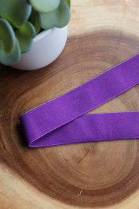 Purple 1.25" Soft Brief Elastic