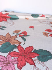 Load image into Gallery viewer, 2YD PRECUT; Estelle Floral on Ivory French Terry